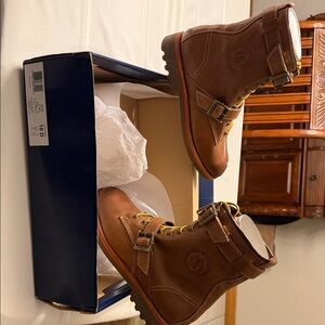 Polo by Ralph Lauren Maurice BO-WBT 10D Leather W/Flannel Lining Men's Boots 10D